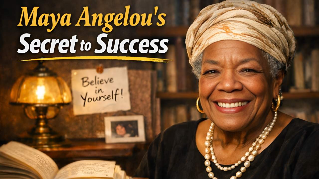 Maya Angelou’s Secret to Success: Love What You Do and Accomplish More