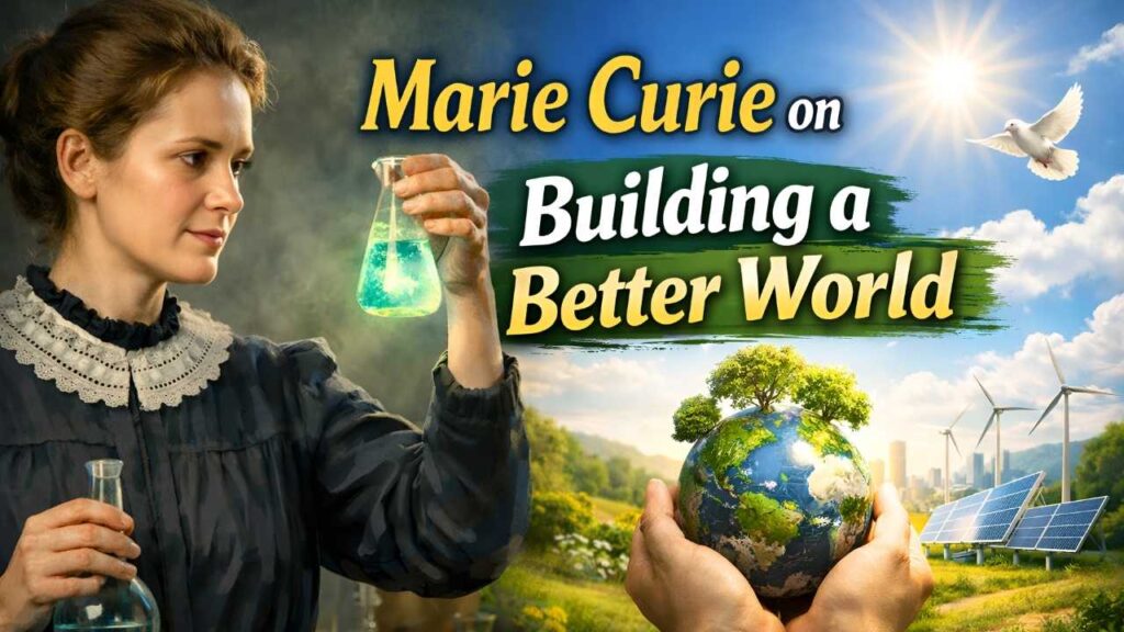 Marie Curie on Building a Better World: Start with Individuals